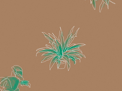 plant daze design doodle illustration plants sketch