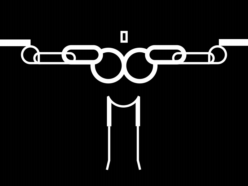 010/100 - Week of Pulling 010 100daysproject animation arms artbysambass blackwhite exercise inward loops pullcycles weekofpulling workout