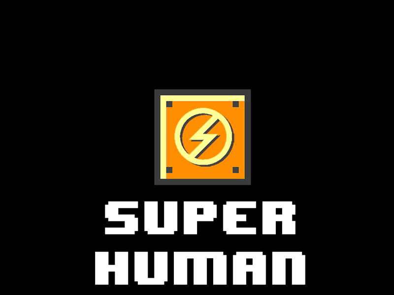 Super Human 64 8bit illustration video games