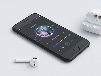 Music Player - Concept app creative design graphic interface music ui ux