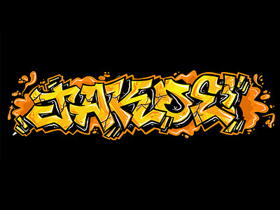 takoe custom digital graffiti type