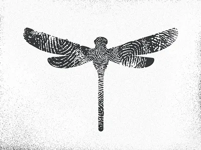 Fingerprint Logo fingerprints icon insect logo mark