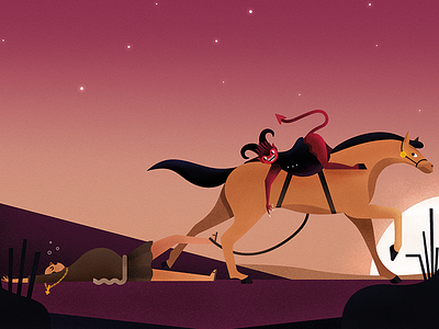 The Sleeping Monk devil dutch fairy tale folklore horse monk sleep