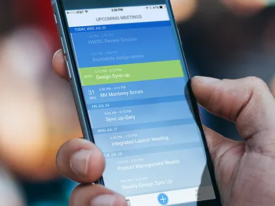 Mobile App-Video Conferencing Scheduling meetings mobile app product design schedule ui ux video conferencing