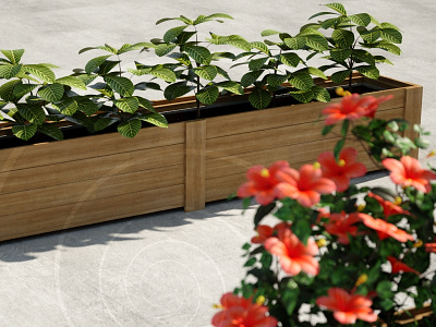 flowers render 3dsmax