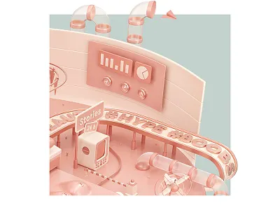 #HYPE - Details 8 3d boobs cartoon cgi hype hypebeast illustration insta instagram pastel rose social