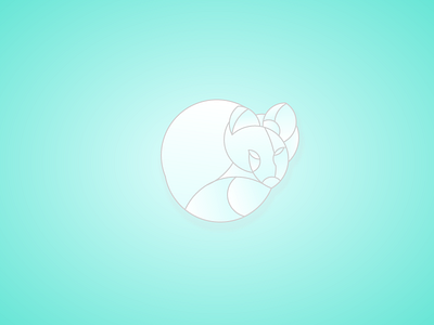 Arctic Fox - Daily Logo Challenge #3 adobe animal dailychallenge dailyui design illustrator line art logo minimal minimalist