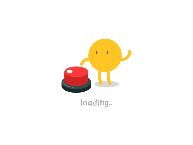 game loading button cartoon game gif illustration loading