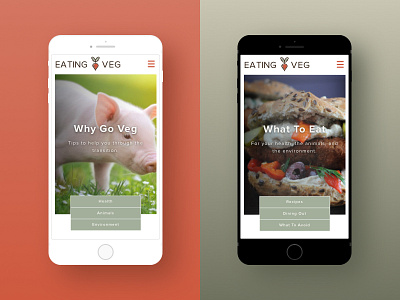 Category Headers clean design font green iphone logo minimal mobile orange sketch ui ux