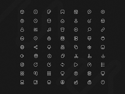 Grayio: App/OS Iconpack app branding design graphic design icon pack icons media player os productvity vector