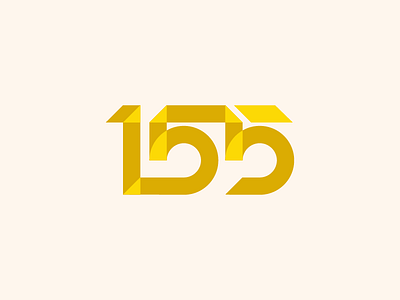 155 155 anniversary gold ribbon
