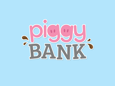 Piggy Bank Logo - Oink Bingo bank bingo casino design gamble game logo oink piggy room