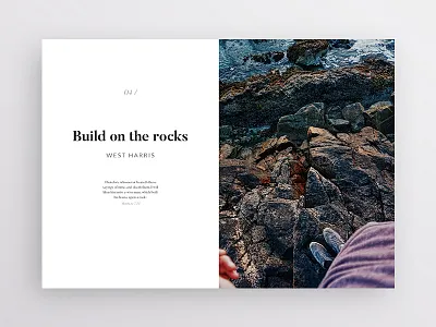 Layout Exploration 3 brand clean design minimal minimalism photography simple type typography white