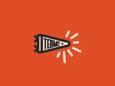 Go Team! banner pendant