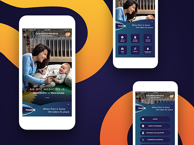 Panadol Dosage Calculator iPhone app android app calculator gsk iphone ui design ux