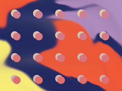 Polka Dot Swirl Desktop Wallpaper background bright color desktop wallpaper painting pattern polka dots surface design textile design wallpaper
