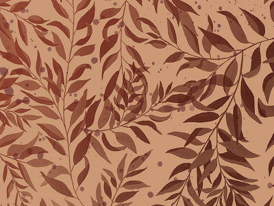 Autumn Leaves Desktop Wallpaper autumn background desktop wallpaper flora foliage leaves painting pattern surface design textile design wallpaper