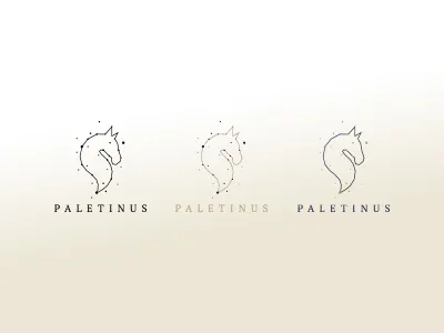 Paletinus astro constellation horse logo modern stars