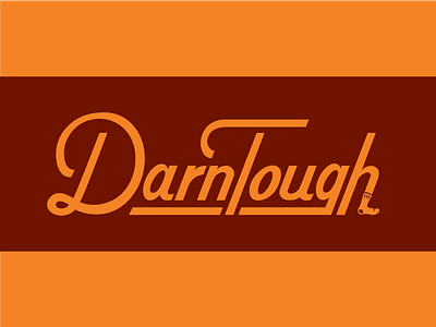 Darn Tough Socks branding hand lettering hand written lettering logo mountain outdoors script sock tye typography vermont