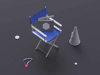 UI8 Studio 3d clean illustration isometric minimal studio ui8