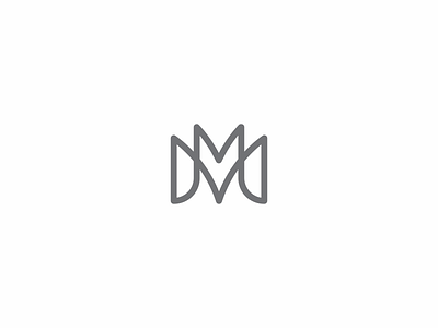 MM logo logo minimalist modern monogram relax salon spa wellness