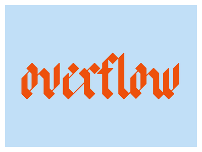 A Quirky Blackletter blackletter lettering