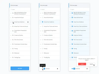 Page builder updates authoring build buttons content create form mobile pages panel scrolling sitemap wysiwyg