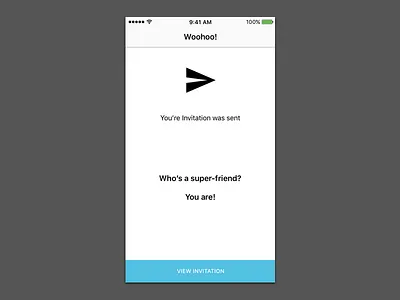 A Confirmation Screen app confirmation ios screen