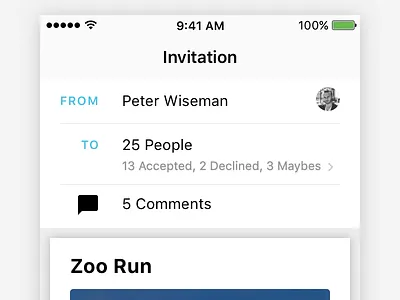 An Invitation app invitation ios