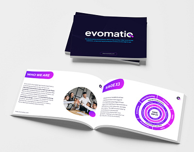 Evomatiq Company Profile branding company profile design evomatiq graphic design illustration strategic solutions