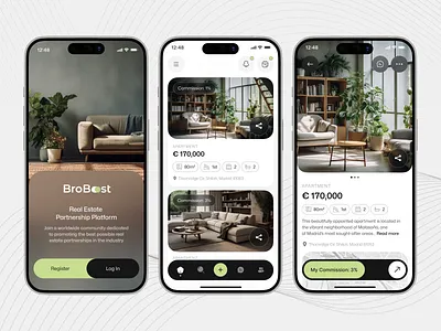 Real estate agent assistant application branding design figma ios logo mobile mobile app mobile design real estate ui user interface ux