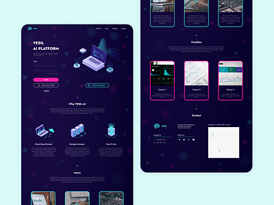 AI Platform Landing Page Design ai platform design figma landing landingpage ui ui design uiux user experience