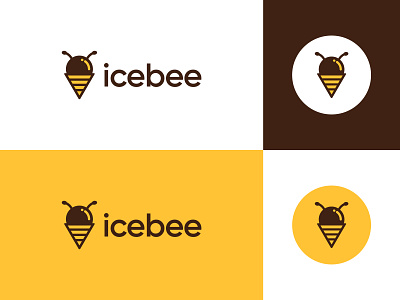 Ice cream + Bee baby bee logo bee bugs logo bee cone logo bee cube logo bee logo bees logo branding children bee logo cone ice cream cone logo ice bee logo ice cream bee logo ice cream logo ice cube logo ice logo kid bee logo kid ice cream logo logo modern bee logo sweet bee logo