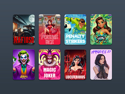 Casino Thumbnails - Slot Game Icons 3d animation app betting branding casino covers design gambling gaming graphic design illustration logo motion graphics poster slots typography ui ux vector