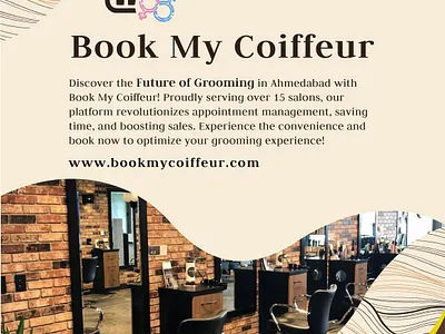 Salon Brochure brochure brown cover design graphic design hair illustration salon skin