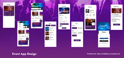 Event app Design! design event ui