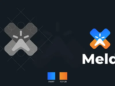Meld Logo Design logo ui