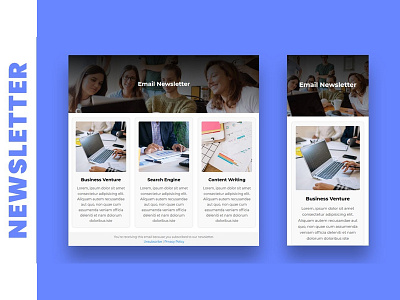 Responsive Email Newsletter css css3 divinectorweb email newsletter frontend html html5 webdesign