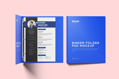 Binder File Folder Mockup Design 3d bider mockup binder branding file folder folder folder mockup graphic design mockup