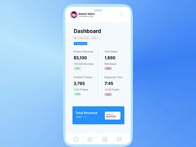 Mobile Dashboard UI dashboard design finance inspo mobiledesign mobilefriendly ui ux webdesign