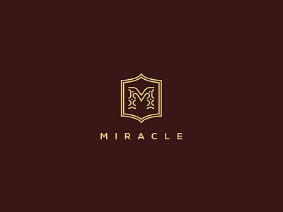 Miracle logo design elegant hunap hunapstudio letter logo m micracle