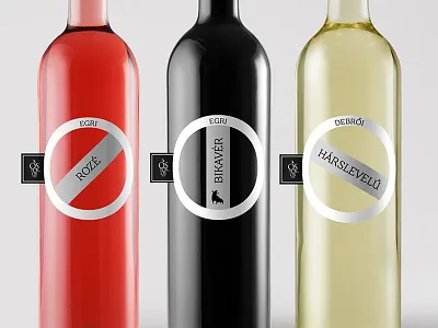 Ostoros wine bottles circle clean design hunap hunapstudio label labels minimal ostoros professional wine