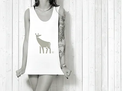 Okapi DesignLab logo animal brown design hunap hunapstudio logo logos okapi okapis woman