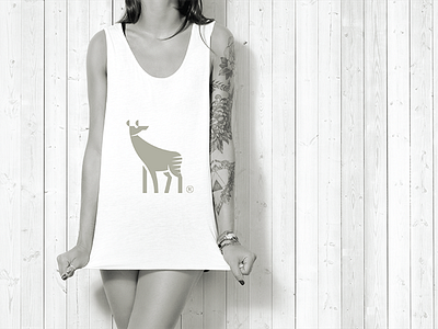 Okapi DesignLab logo animal brown design hunap hunapstudio logo logos okapi okapis woman