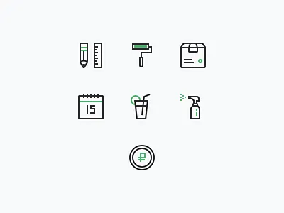 icons // sberbank + domclick icon icons line icon pack renovation