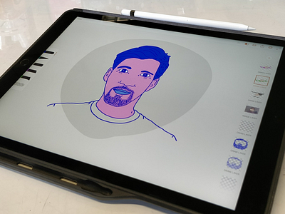 Jamie avatar - design insitu adobe draw drawing flyt team ipad