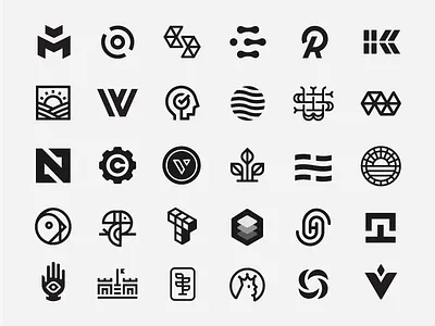 Logos & Trademarks bird brand branding icon identity letter logo mark trademark type