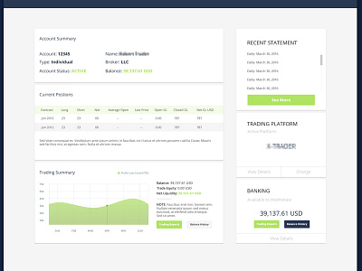 Multi-Cloud Platform balance bank business concept design diagram multicloud platform statement trading ui us