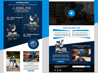 Cruzer Landing Page Concept clean landing page modern ui user interface ux web design website
