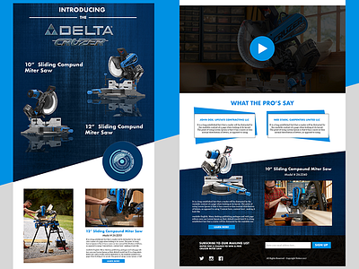 Cruzer Landing Page Concept clean landing page modern ui user interface ux web design website